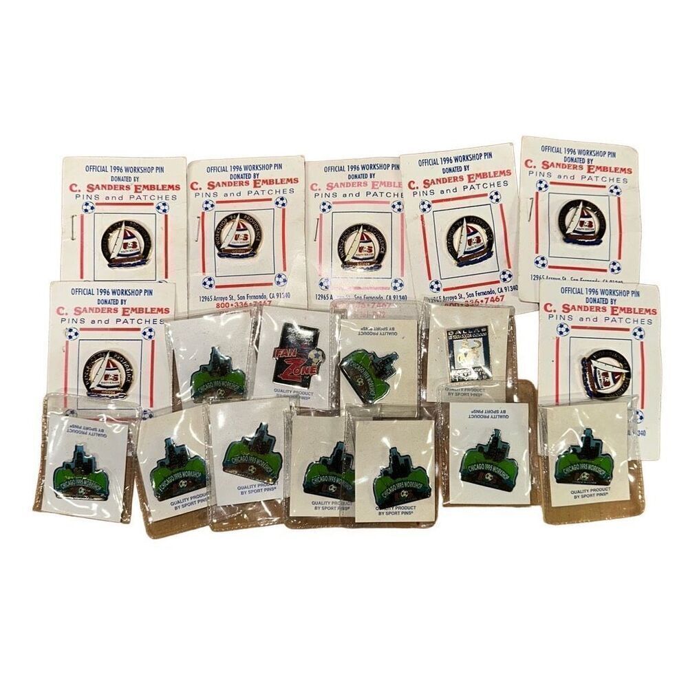 Vintage Pin officials 1996 workshop pins Bundle Lot